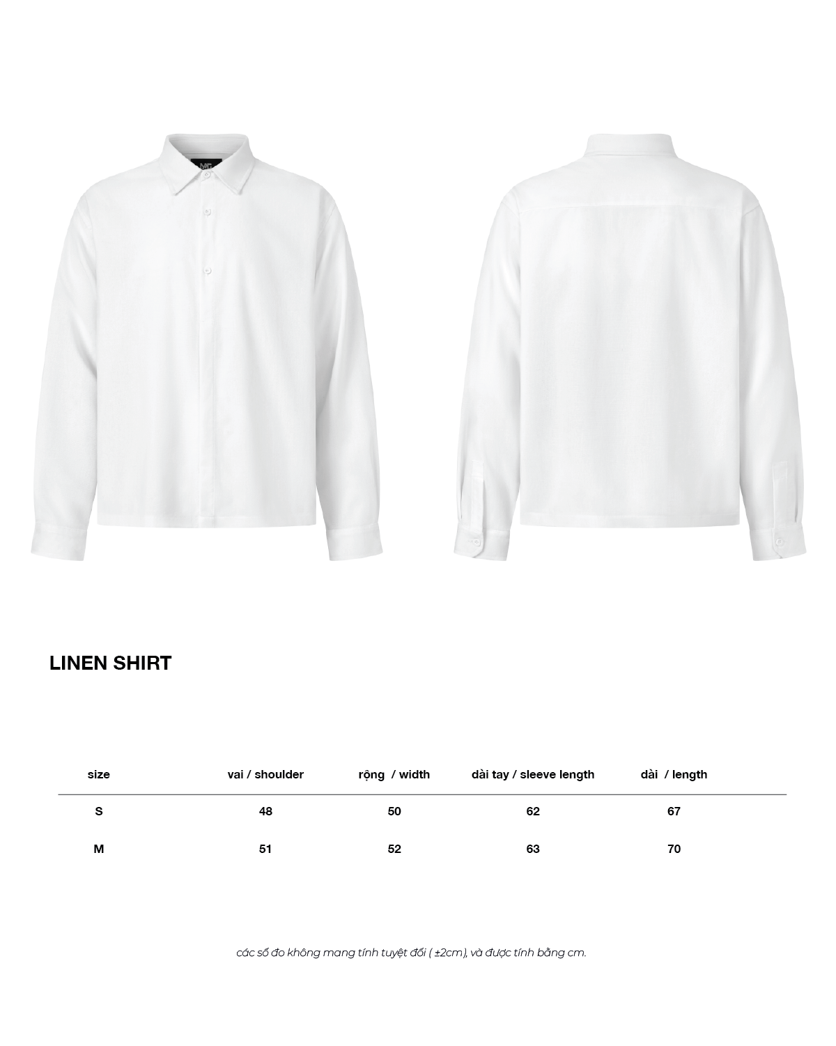  LINEN SHIRT * white 