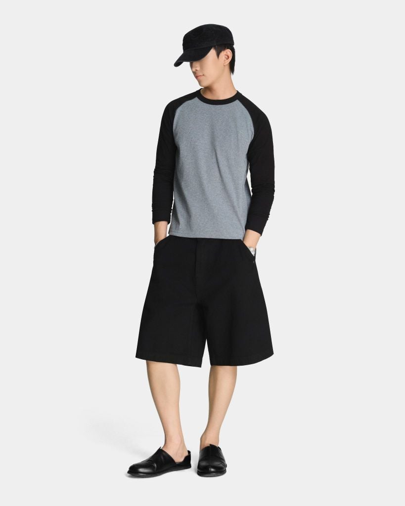  RIB RAGLAN T-SHIRT 