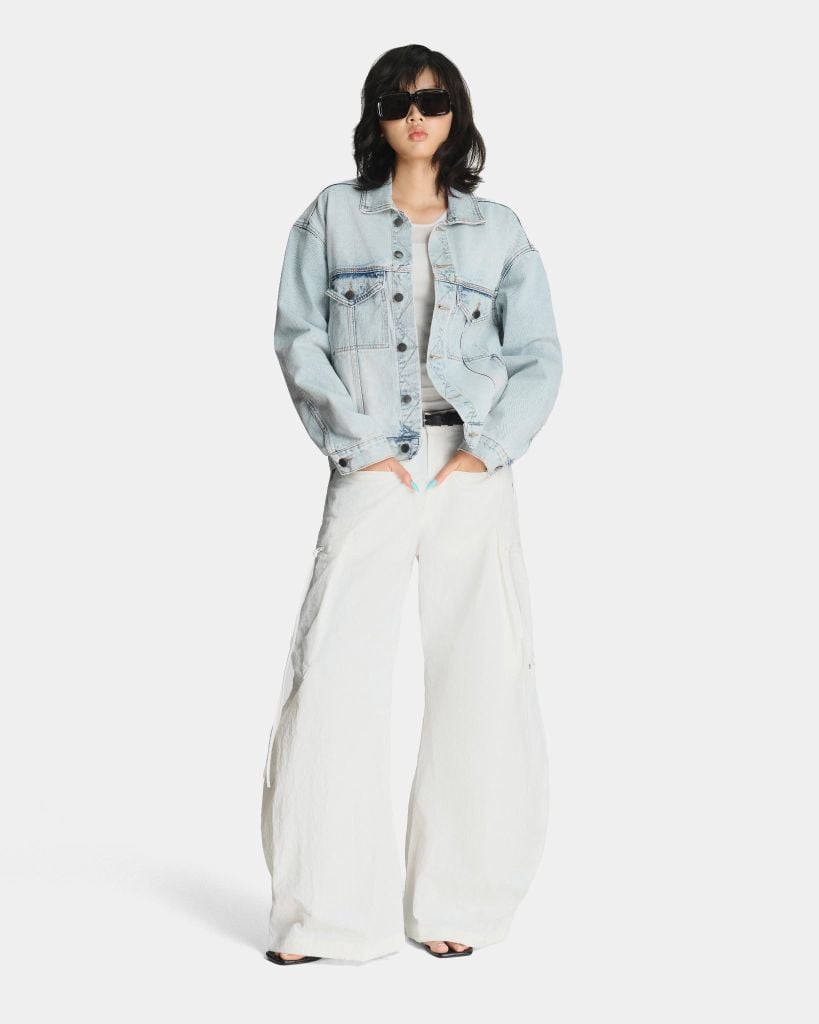  FADED DENIM JACKET * blue 