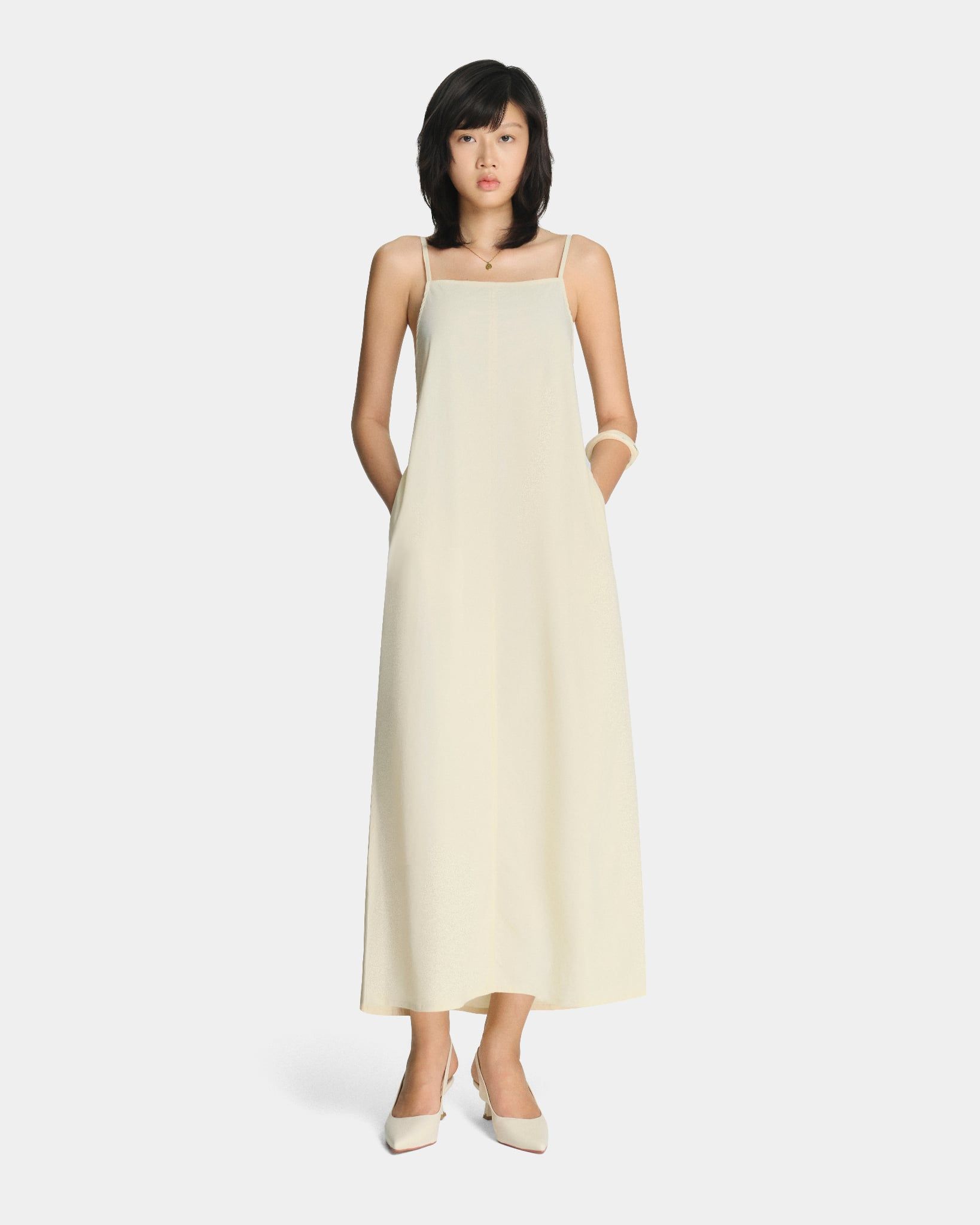  TANK MAXI DRESS * cream 