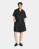  ONE PIECE COLLAR SHIRT * black 