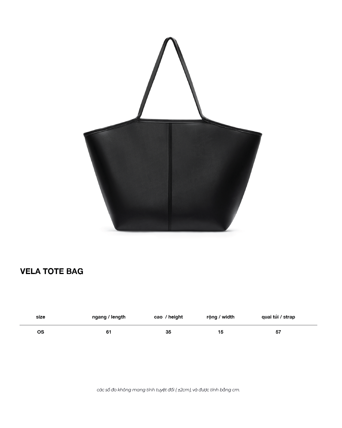  VELA LEATHER TOTE 