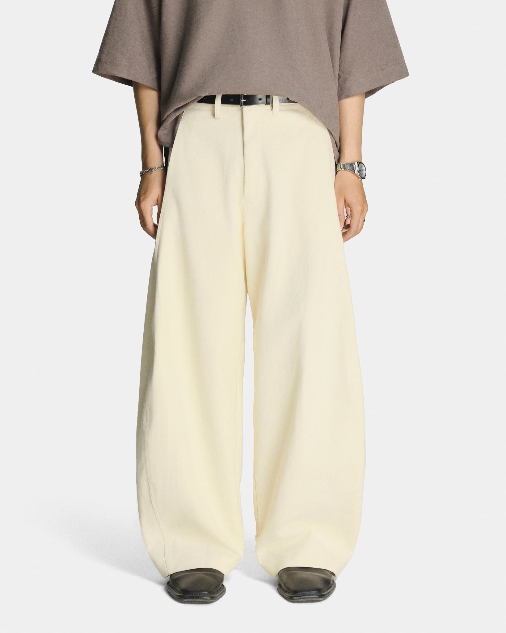  ARCH TROUSERS * cream 
