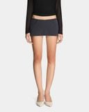  LOW-RISE MINI SKIRT 02 * grey 