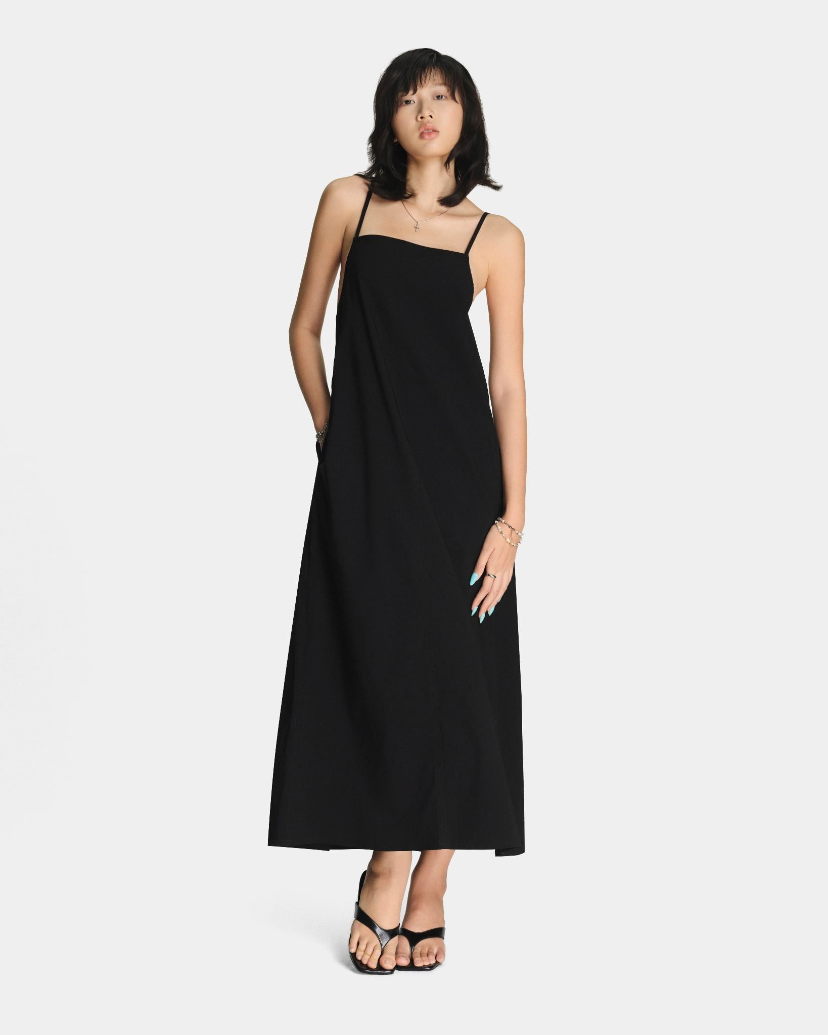  TANK MAXI DRESS * black 