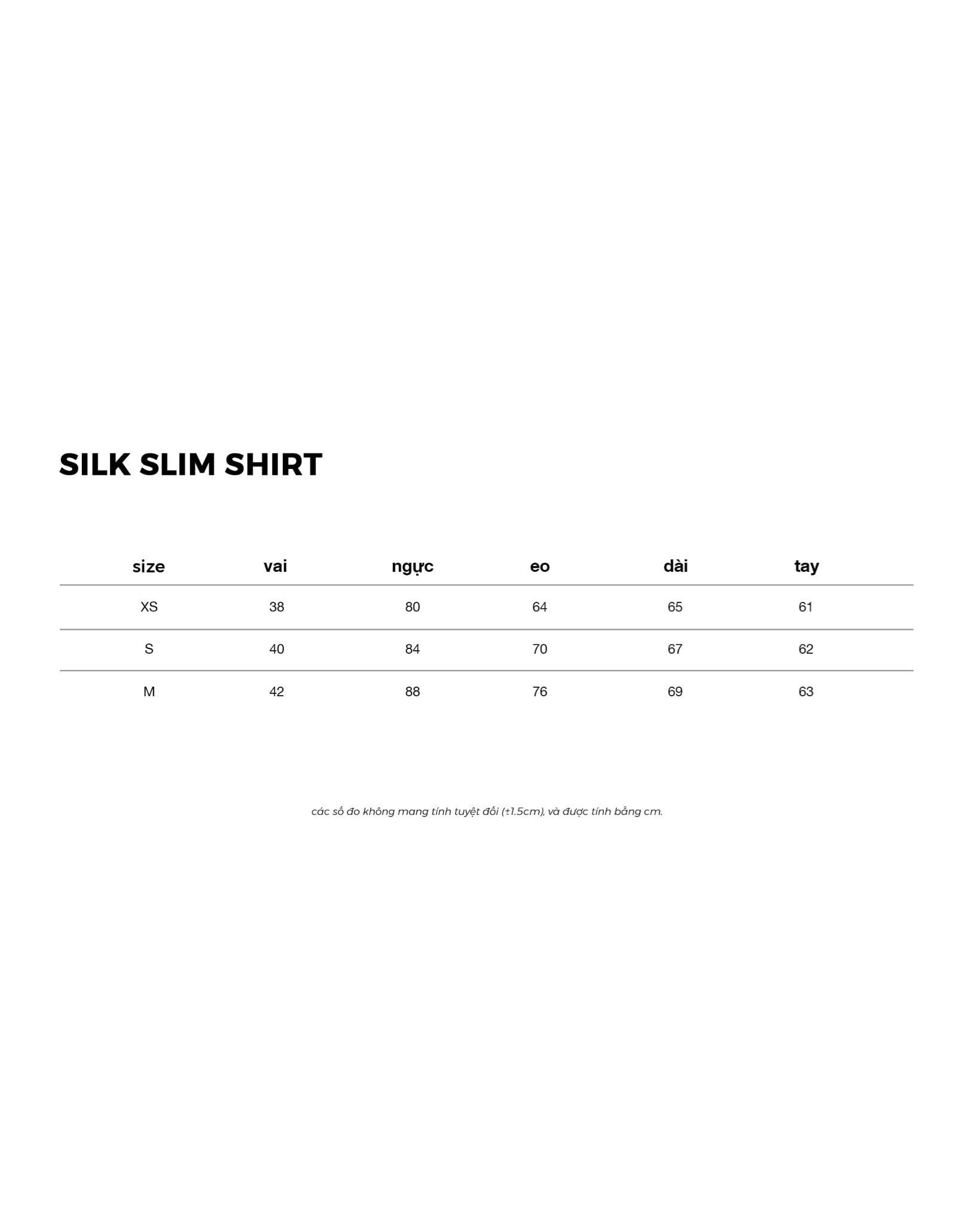  SILK SLIM SHIRT * cream 