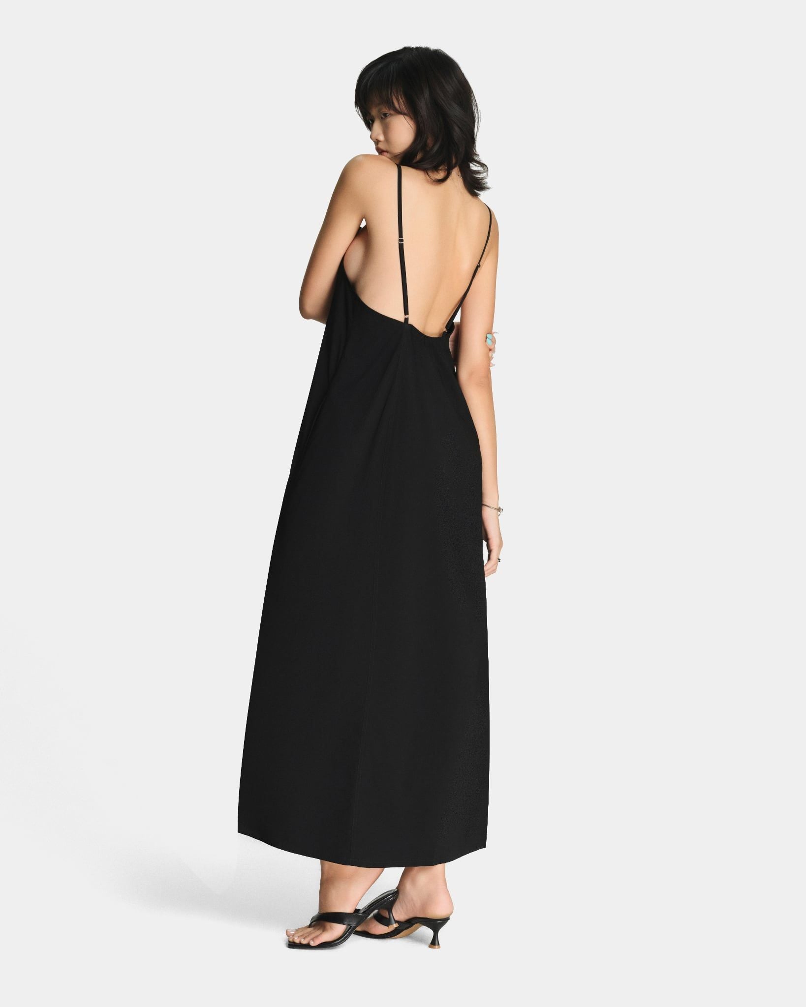  TANK MAXI DRESS * black 