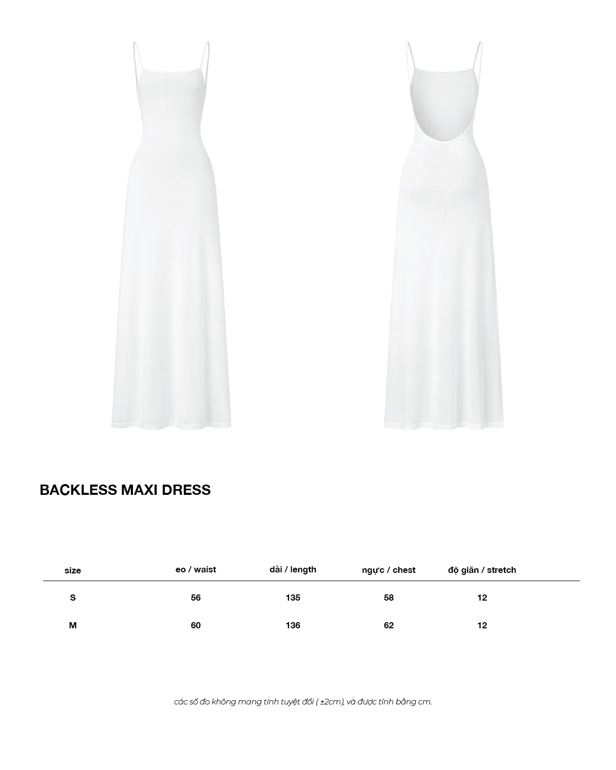  BACKLESS MAXI DRESS 