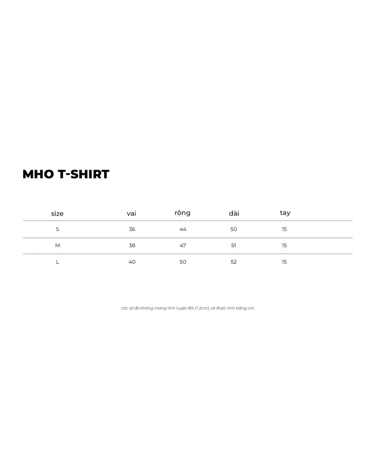  MHO T-SHIRT * black 