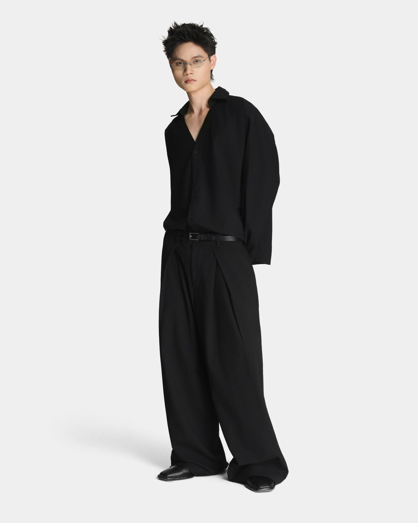  RELAXED PLEATED TROUSERS 