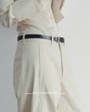  SLIMLINE LEATHER BELT 