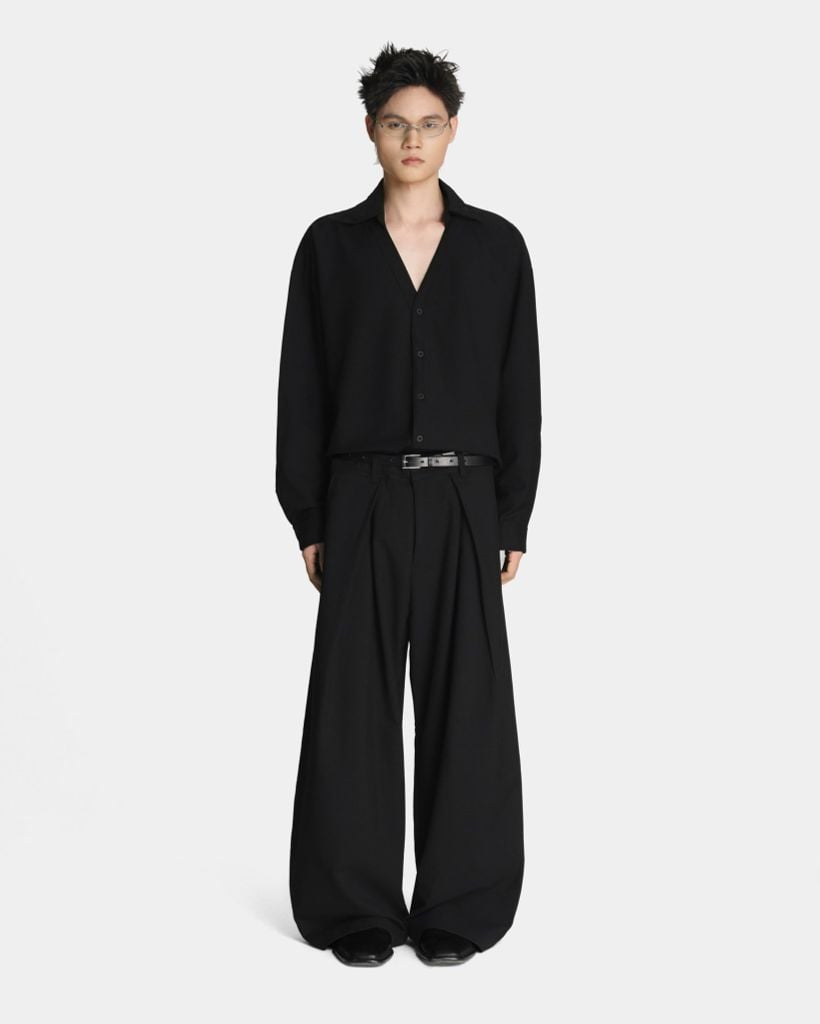  RELAXED PLEATED TROUSERS 