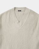  V KNIT SWEATER * cream 