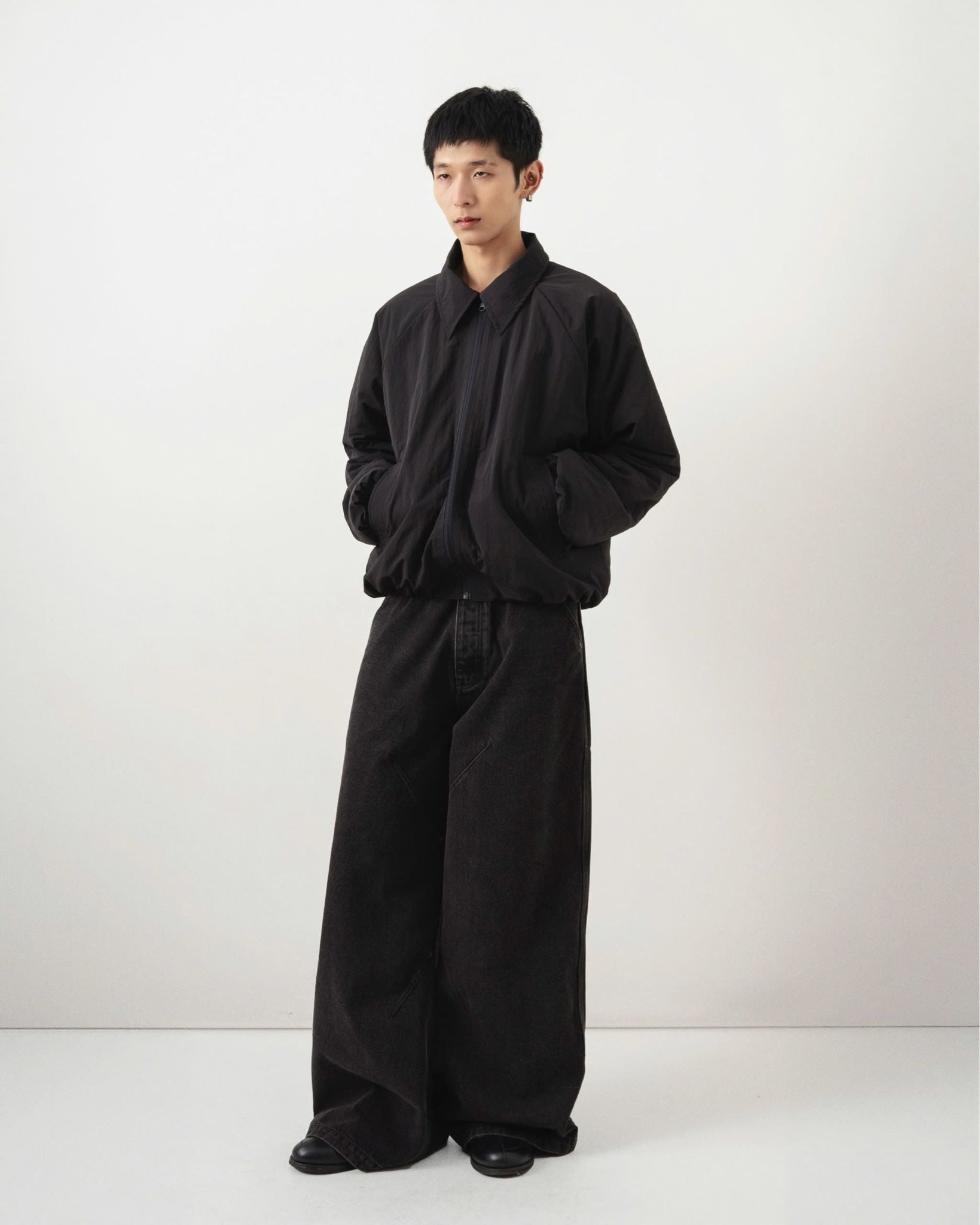  FUR LINED BOMBER JACKET 