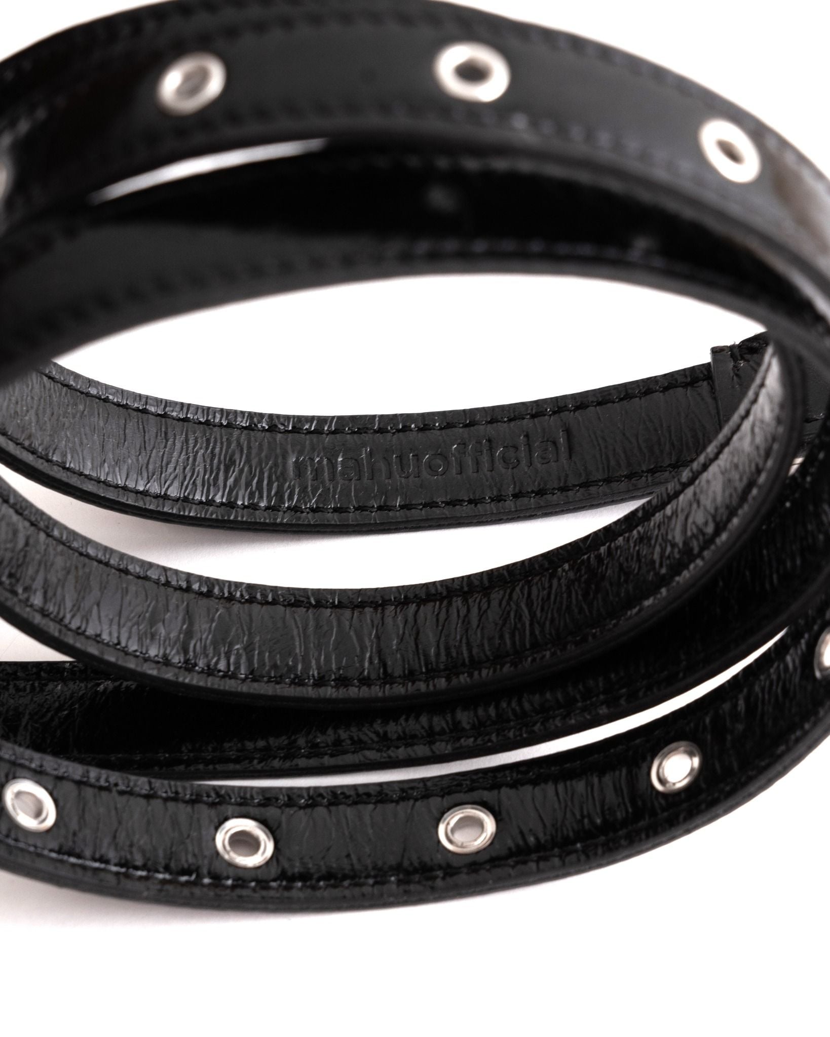  NARROW LEATHER BELT * black 