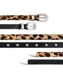  NARROW LEATHER BELT * black 