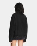  FADED DENIM JACKET * black 