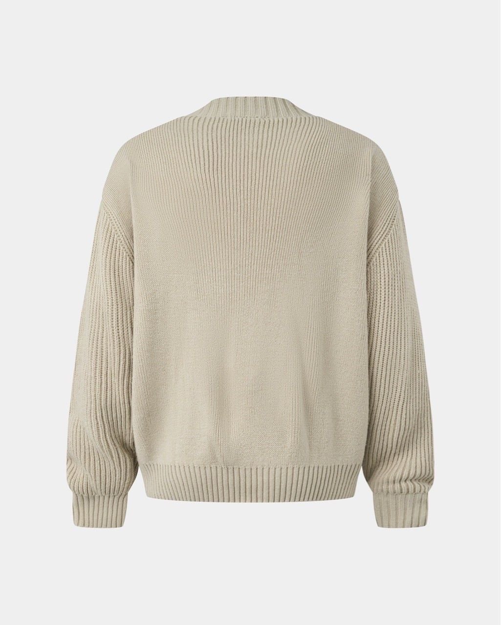  V KNIT SWEATER * cream 