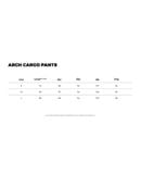  ARCH CARGO PANTS * white 