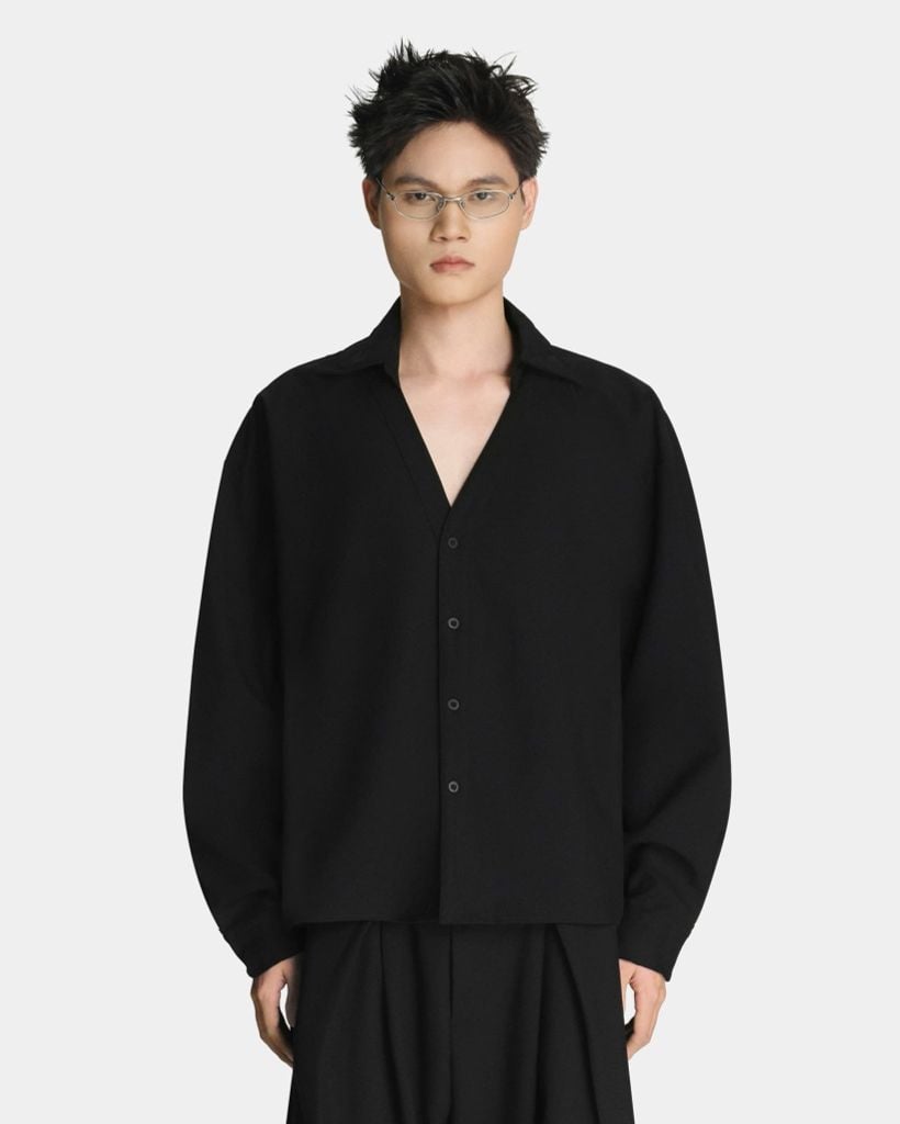  COLLARED CARDIGAN SHIRT 