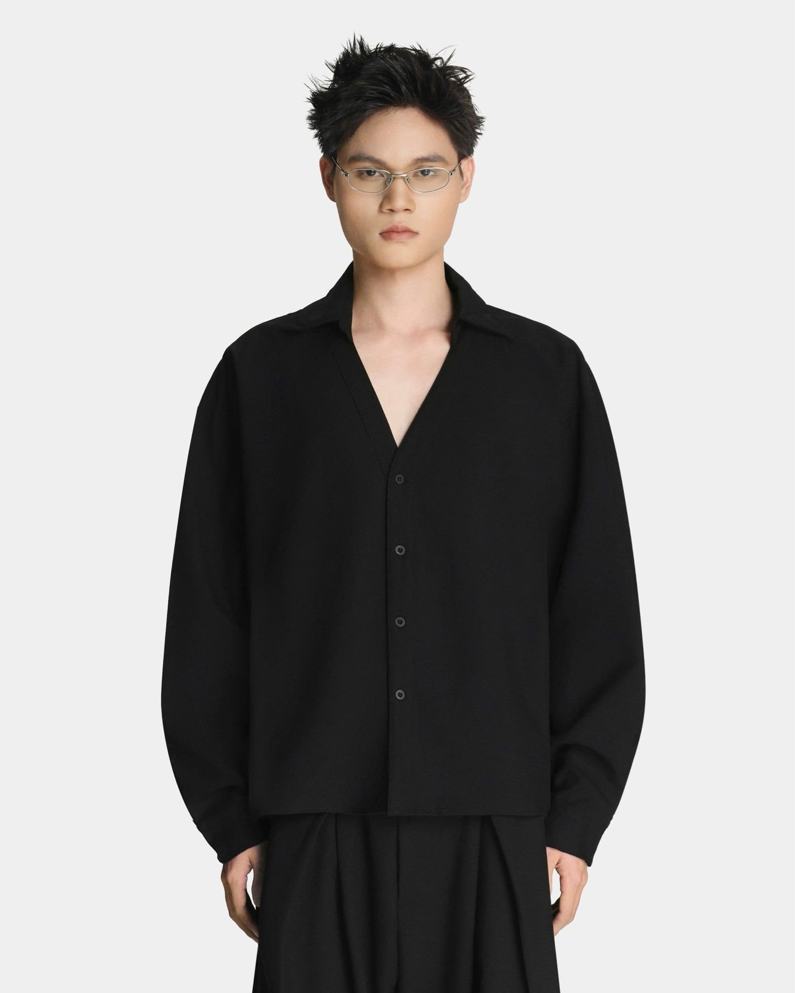  COLLARED CARDIGAN SHIRT 