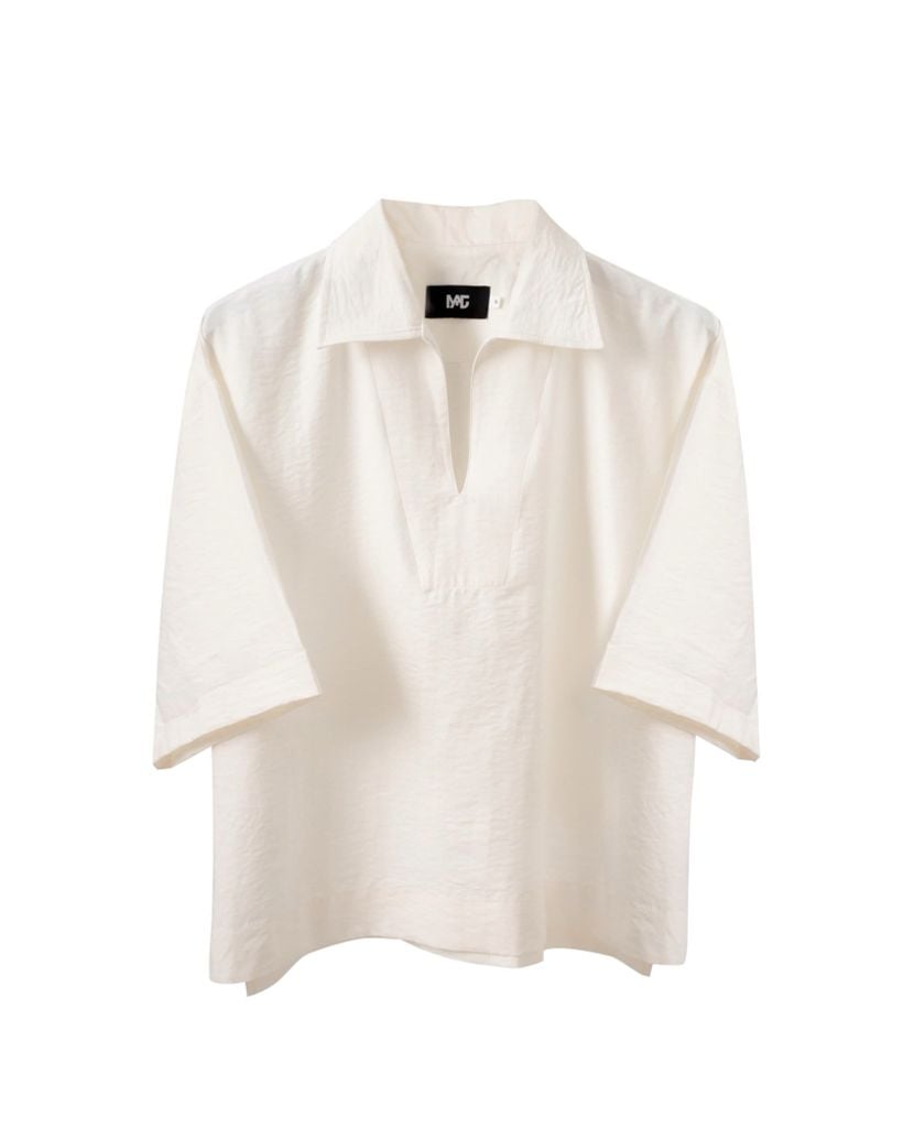  COV VELVET POLO * cream white 