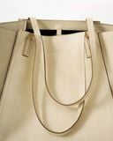  DAILY LEATHER TOTE BAG * beige 