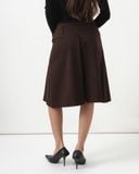  MIDI PLEAT SKIRT * choco 