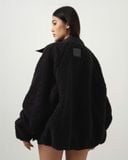  FUR LINED BOMBER JACKET 