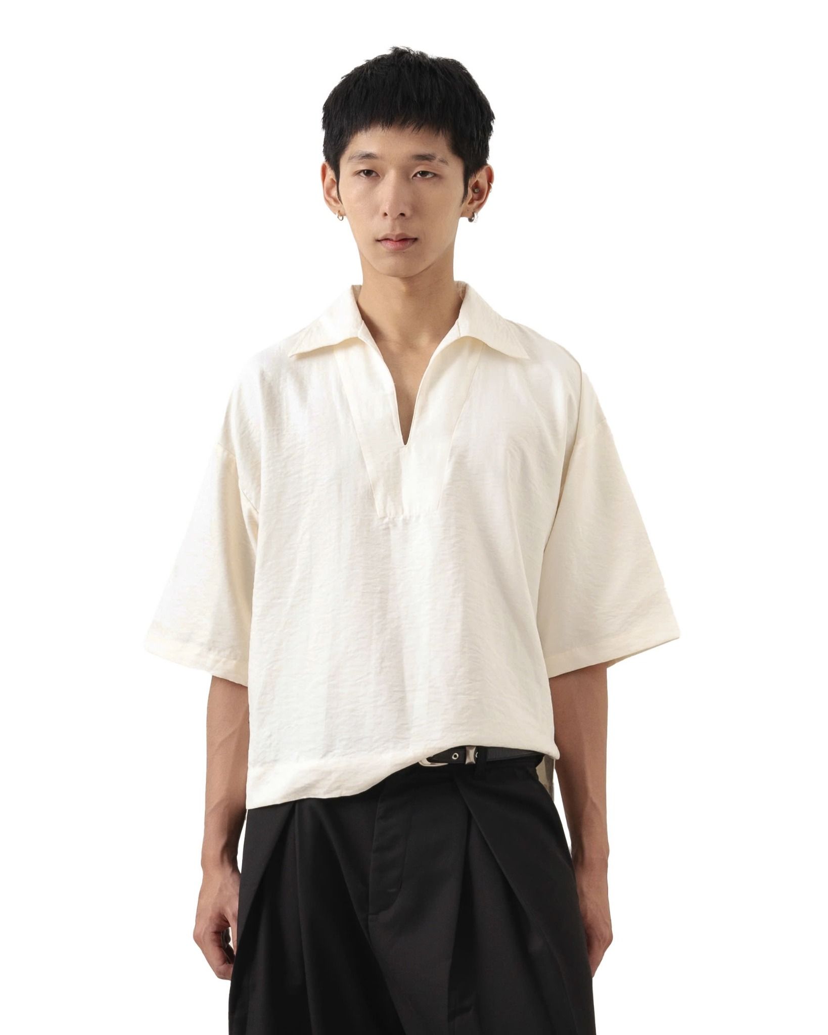  COV VELVET POLO * cream white 