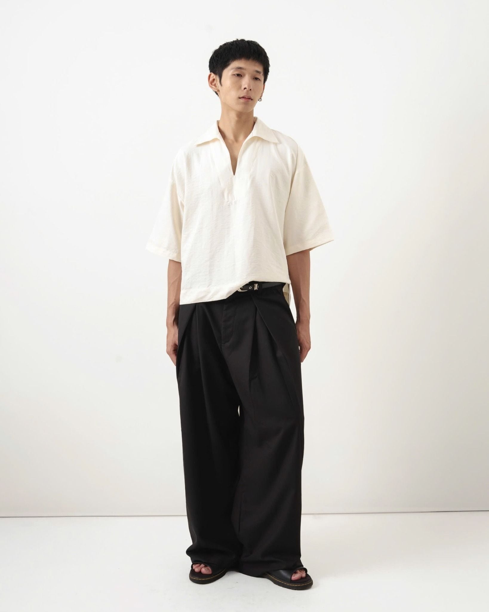  COV VELVET POLO * cream white 