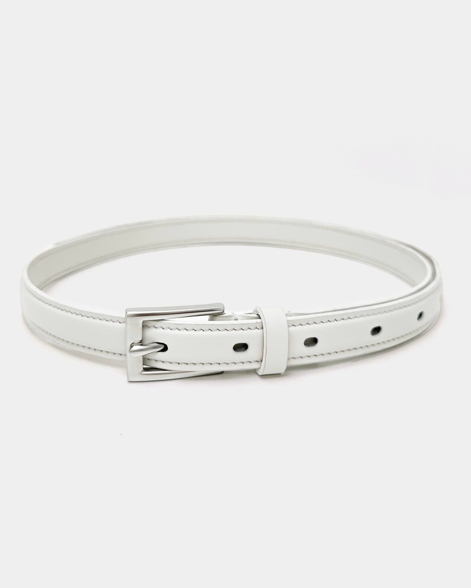  SLIMLINE RAISED LEATHER BELT 