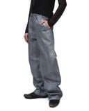  FOIL-COATED DENIM PANTS 