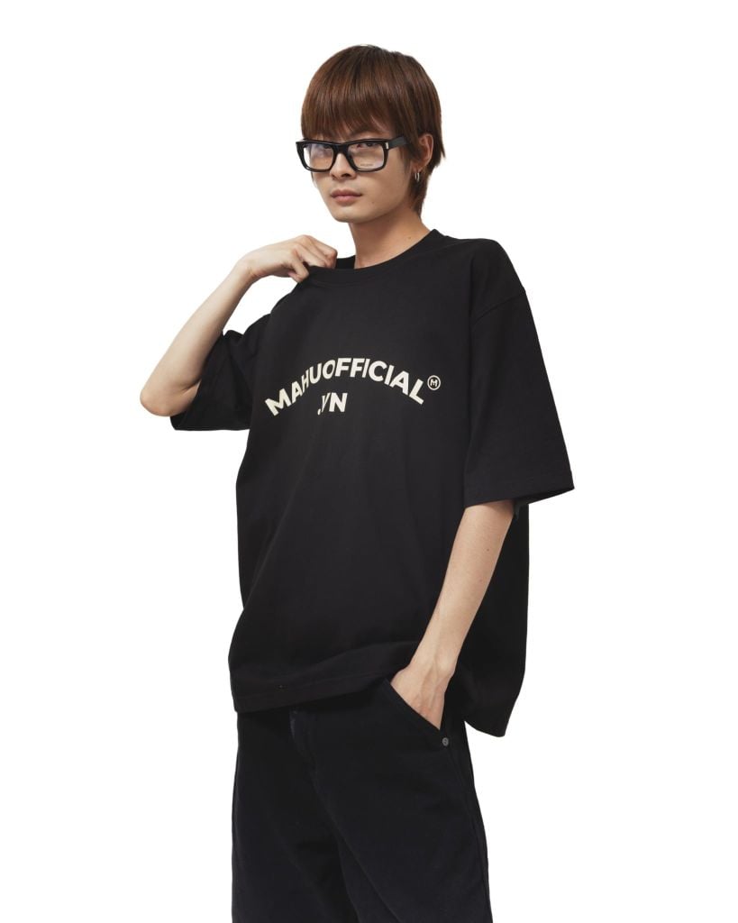  MHO OVERSIZED T-SHIRT * black 