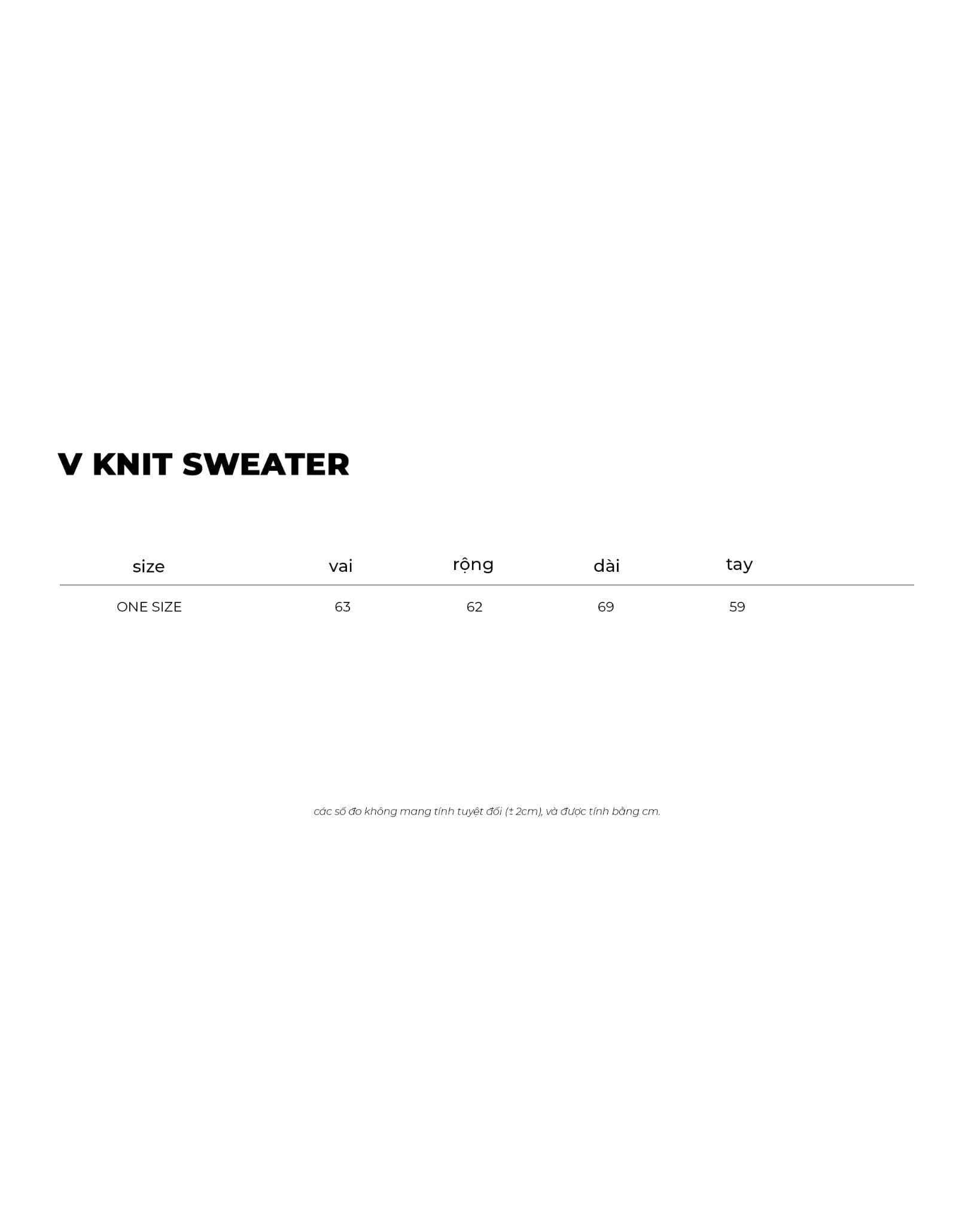  V KNIT SWEATER * cream 