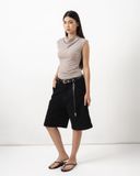  FUNNEL NECK TOP * grey 