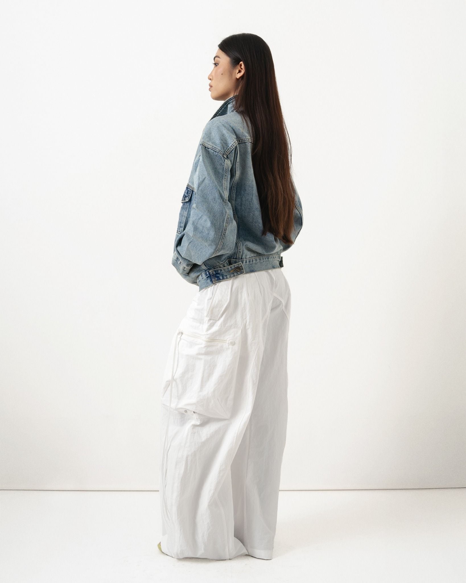  ARCH CARGO PANTS * white 