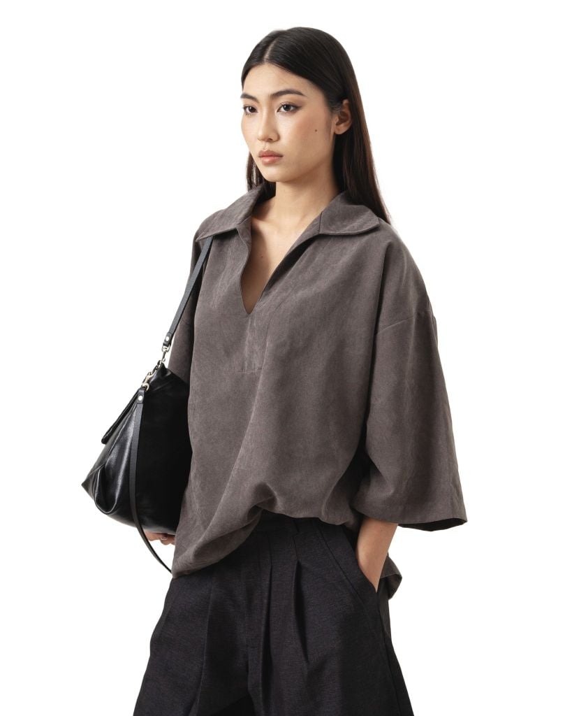  COV VELVET POLO * grey 