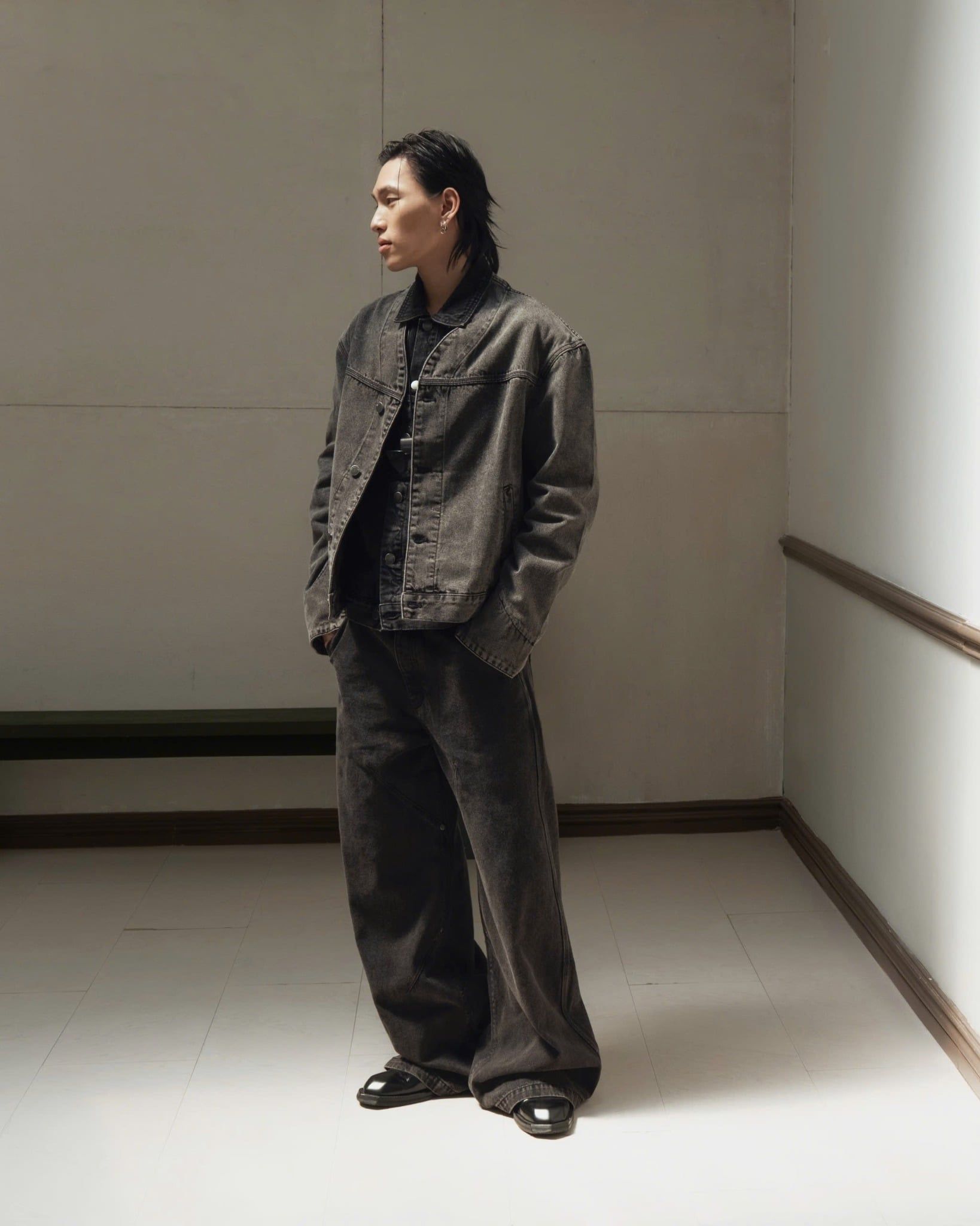  CARDIGAN DENIM JACKET 