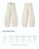  ARCH TROUSERS * cream 
