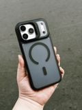  MAGSAFE CASE ĐEN NHÁM (viền camera nắp gập) 