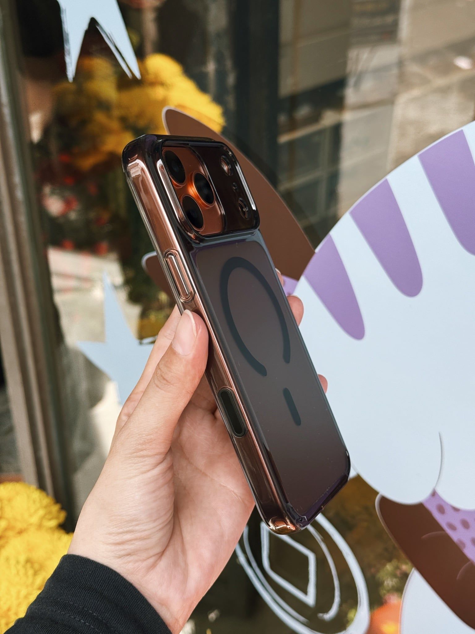  MAGSAFE CASE ĐEN TRONG/NHÁM (for iPhone 17) 