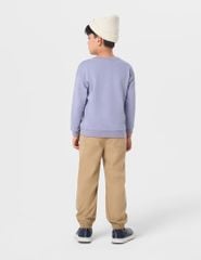 Áo nỉ cổ tròn bé trai hình in trước ngực