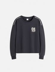 Áo nỉ cổ tròn bé trai