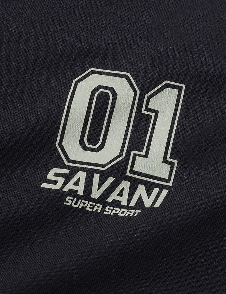 Áo nỉ cổ tròn bé trai