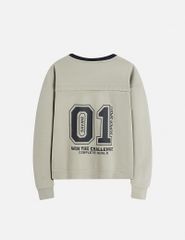 Áo nỉ cổ tròn bé trai