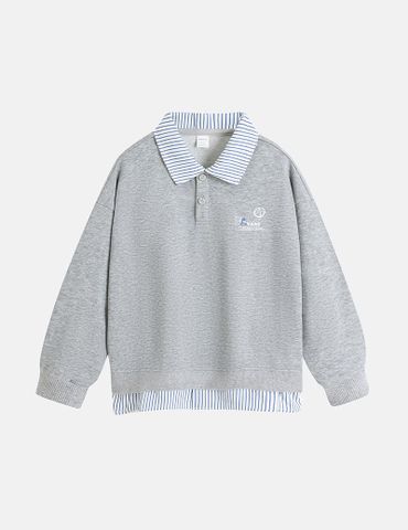 Áo nỉ bé trai hình in trước ngực