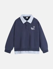 Áo nỉ bé trai hình in trước ngực