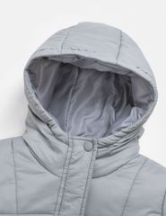 Áo phao chần bông bé trai hình in trước ngực