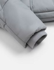 Áo phao chần bông bé trai hình in trước ngực